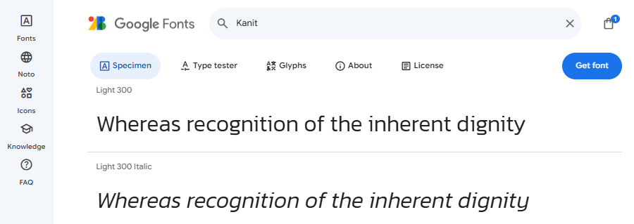 Kanit Free Fonts for Designers in 2025